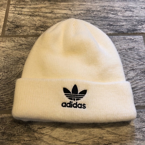 ribbed orange beanie